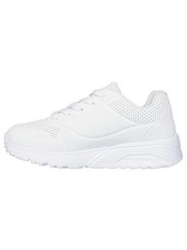 Zapatilla para Adolescentes  Skechers Uno Lite  Blanco