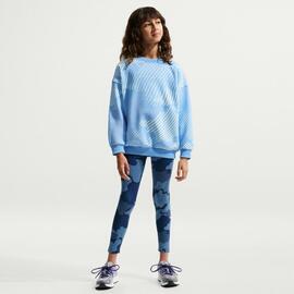 Sudadera Para Niños Nike Club Fleece Ondas Azul