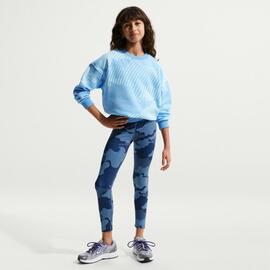 Leggin para niña Nike One  Ondas Azul