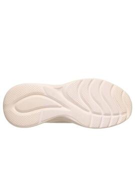 Zapatilla para Mujer  Skechers BOBS SQUAD WAVES Beige