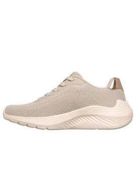 Zapatilla para Mujer  Skechers BOBS SQUAD WAVES Beige