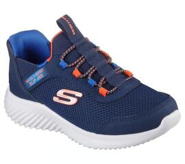 Zapatilla Niño Skechers Bounder Slip ins Azul