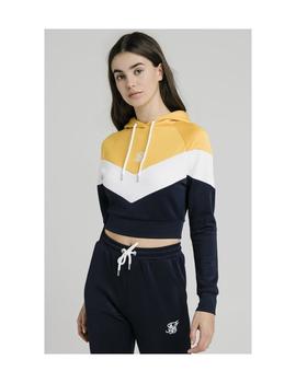 Sudadera Mujer Siksilk Retro Sports Azul