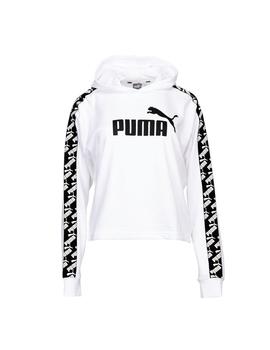 Sudadera Mujer Puma Ampliefied Blanco