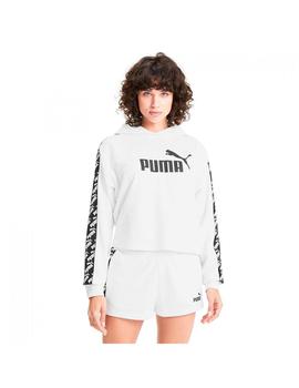 Sudadera Mujer Puma Ampliefied Blanco