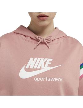 Sudadera Mujer Sportswear Heritage Rosa