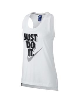Camiseta Mujer Nike Just Do IT Tank Blanco