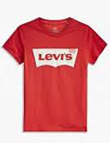 arbusto grieta Línea del sitio Camiseta Mujer Levis Batwing Poppy Rojo