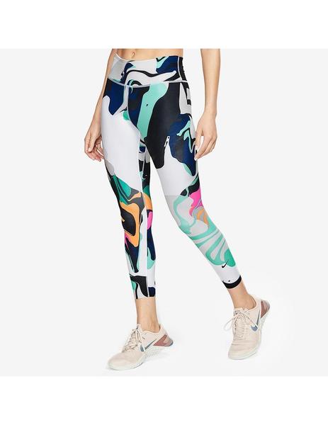 prueba Pantalones comerciante Malla Running Mujer Nike Trainning Multicolor