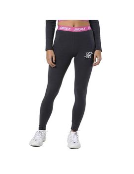 Leggings Mujer Siksilk Elastic Waist Negro