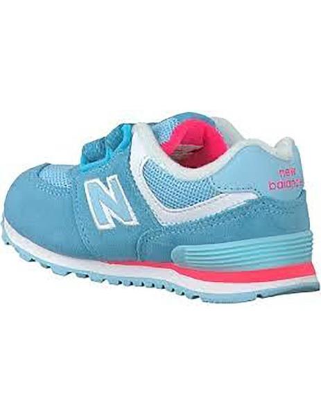 Zapatilla New Balance 574 Celeste