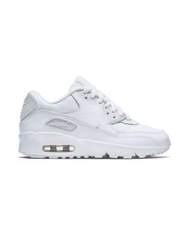 Zapatilla Nike Air Max 90 GS Leather Blanco