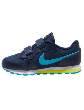 Zapatilla .Nike Md Runner 2 Azul