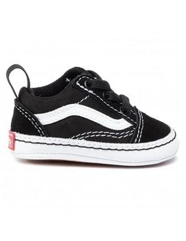 Patuco Vans IN OLD SKOOL Crib Negro