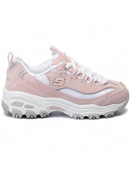Zapatilla Junior Skechers D´lites Rosa