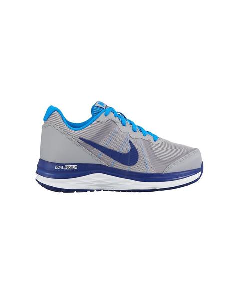 Específico tarde Nervio Zapatilla Running Junior Nike Dual Fusion Gris