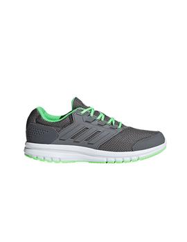 Zapatilla Running Junior Adidas Galaxy 4 Gris