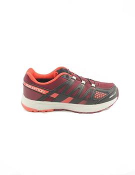 Zapatilla Trekking Junior Salomon Mission  Rojo