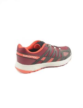 Zapatilla Trekking Junior Salomon Mission  Rojo