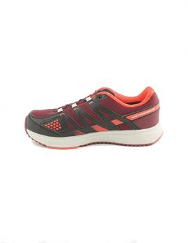 Zapatilla Trekking Junior Salomon Mission  Rojo