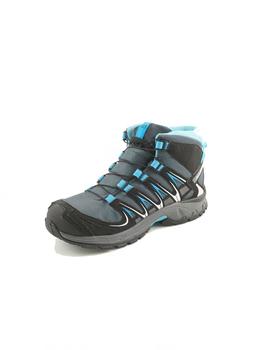 Bota Trekking Junior Salomon Xa Pro Mid Wp Gris