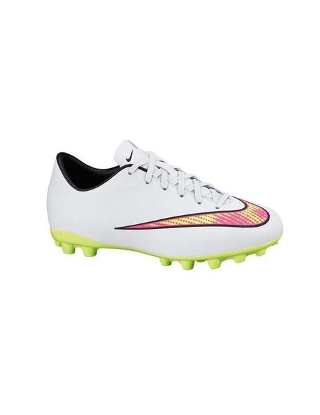 ciclo incluir pañuelo Bota Fútbol Junior Nike Mercurial Blanco