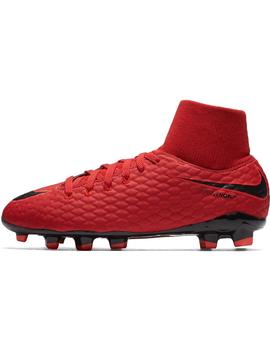 Bota Fútbol Junior  Nike Hypervenom Pheln Rojo