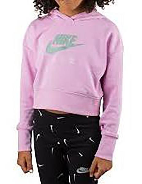 Sudadera Crop Air Rosa