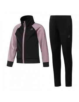 Chándal Tl.Jr.Reebok Wor Tric Negro/Rosa