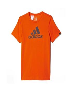 Camiseta Junior Adidas Naranja