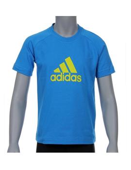 Camiseta Infantil Adidas Azul
