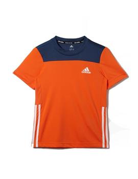 Camiseta Running Junior Adidas YB Naranja