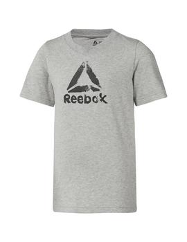 Camiseta Junior Reebok Basic Gris