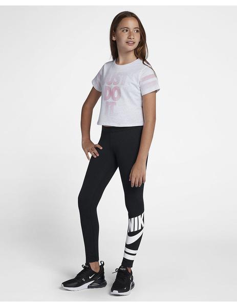 Influencia Alternativa Microordenador Malla Nike Girls Filles Negro