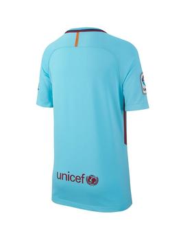 Camiseta Fútbol Junior Nike FCB Turquesa