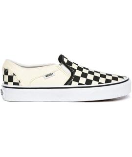 Zapatilla Vans Classic Slip On   Beige/Cuadrados negros