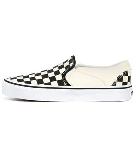 Zapatilla Vans Classic Slip On   Beige/Cuadrados negros