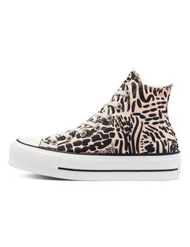 Zapatilla Mujer  Converse Lift  Hi Top  Beige