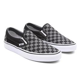 Zapatilla UNISEX Vans  CHECKERBOARD OLD SKOOL SLIP-ON Gris