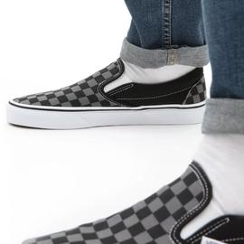 Zapatilla UNISEX Vans  CHECKERBOARD OLD SKOOL SLIP-ON Gris