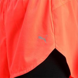 Short Running Mujer Puma 2 en 1 Favorite 8cm Naranja