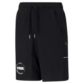 Pantalón Corto Junior Puma ALpha Jersey Short Negro