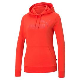 Sudadera Mujer Puma Logo Hoodie Rojo/naranja