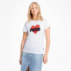 Camiseta Mujer Puma HeART Blanco