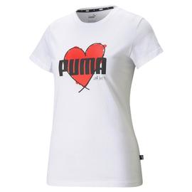 Camiseta Mujer Puma HeART Blanco