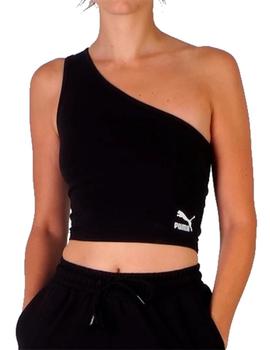 Crop  Puma Classics Asymmetric  Negro