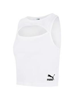 Crop Mujer Puma Classics Blanco