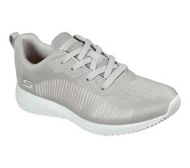 Zapatilla Mujer Skechers Bobs Squad Gris