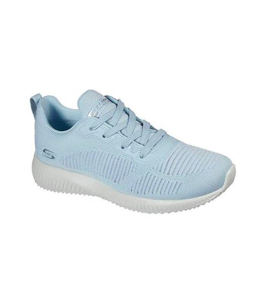 Zapatilla Mujer Skechers Squad Celeste