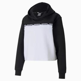 Sudadera Mujer Puma Amplified Cropped Negro